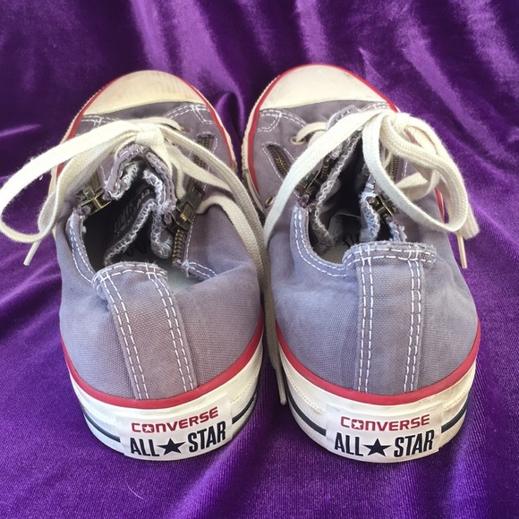 UNISEX Converse All Star Zippered Sneakers (Men’s’ 5,Ladies’ 7) - Picture 7 of 10